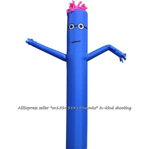 10FT 3M Air Dancer Sky Dancer Inflatable Tube Puppet Wind Flying for 45CM Blowe (Blue)