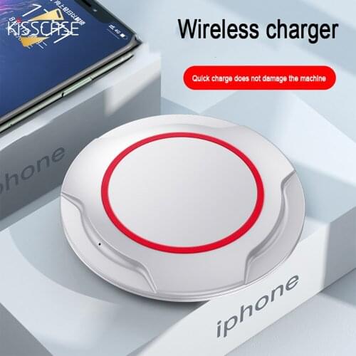 15W Wireless Phone Charger For iPhone Samsung Xiaomi Huawei Wireless Charging Pad LED Indicator Fast Charger For iPhone 11 12 X
