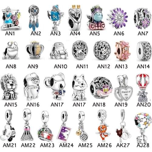 2021 New Beads Charms Fit Original 925 Sterling Silver Bracelet&Bangle Fine DIY Women Jewelry