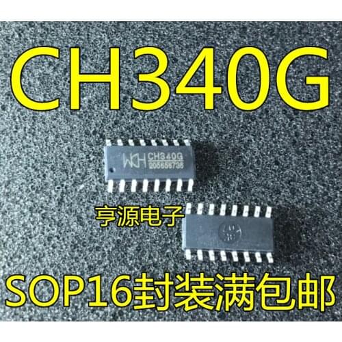 5piece)100% New CH340G CH340 340G SOP-16 Chipset