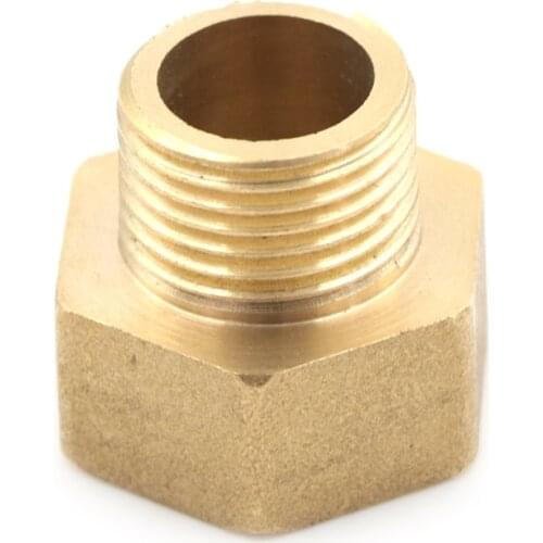 Metal Brass Metric BSP G 3/4" Female to NPT 1/2" Male Pipe Fitting Adapter
