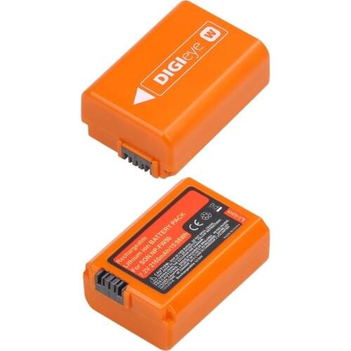 2160mAh NP-FW50 NPFW50 Rechargeable Battery for Sony A6000 A6400 A6500 A6300 A7 A7II A7RII A7SII A7S A7S2 A7R A7R2 A55 A500