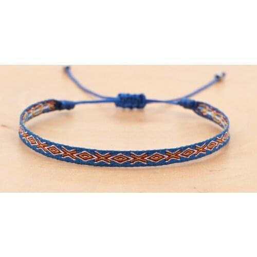 2021 Boho Fabric Charm Bracelet for Men & Women Braided Pulseras Jewellery Nepal Retro Ethnic Bohemia Native Jewelry Armband