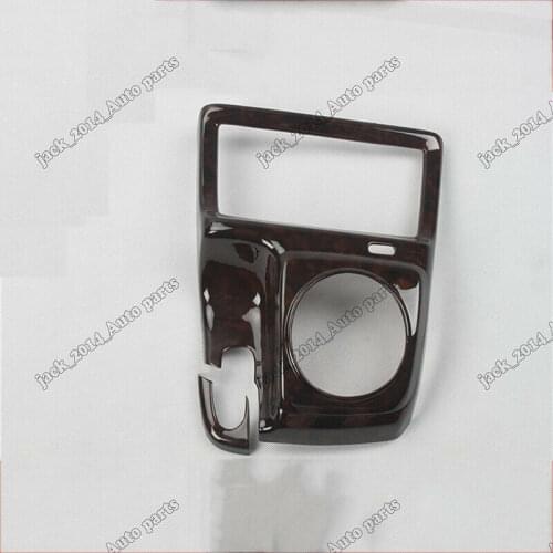 Wood grain Manual Gear Peach Gear Shift Frame Cover Trim For Honda Civic 2006 2007 2008 2009 2010 2011