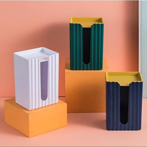 Paper Towel Dispenser Non-perforated Wall-mounted Tissue Holder Toilet Black Paper Holder Bathroom Accessories