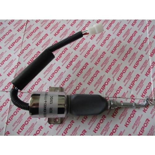 KM493-a-1111010 flameout solenoid valve fit kipor KDE30 KDE20 KDE35 KD388 KD488 KM493 diesel generator parts