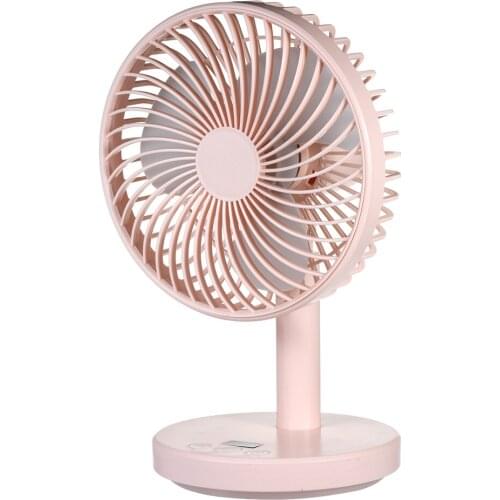 Digital Display Small Desk Fan Four-gear Wind Super Quiet Intelligent Three-gear Timing LED Digital Display 60°Adjustment Blue