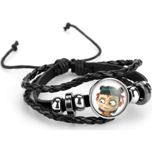 Chinese style bracelet Nazha cartoon bracelet Time gemstone hand fashion woven multilayer bracelet