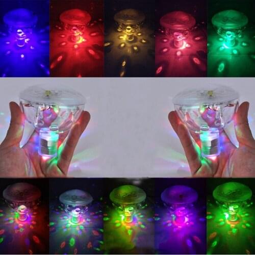 AAA Battery Powered Underwater Fountain Light Disco Spa Bathtub Light Swimming Pool Float lamp Pond Fish Tank Aquarium LED Light
