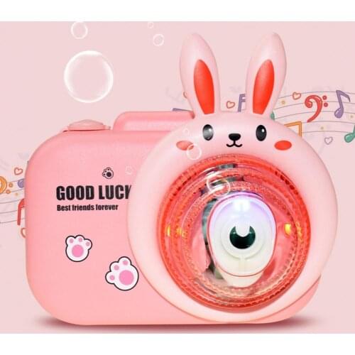 Durable Bubble Machine with Speaker Cartoon Appearance Leakproof Operate Easily Electric Music Bubble Toy for Toddlers