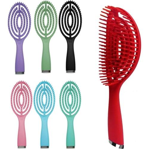 Magic Handle Comb Anti-static Massage Hair Brush No Tangle Detangle Shower Comb Salon Hair Styling Tools Hairdressing