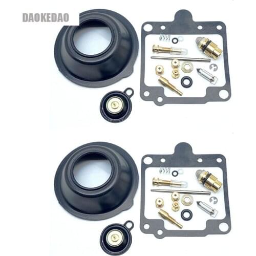 For Yamaha XS400 S SE 1980-1982 XS400S XS 400 Carburetor Repair Kit Rebuild Set Carb Parts Float Needle Cut off Valve Diaphragm