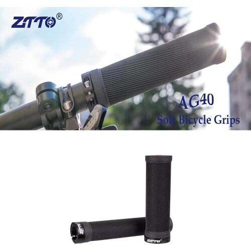 ZTTO Mountain Bicycle Grips For MTB Bike Fixed Gear Lock-on grip Anti-Slip Handlebar Shock-Proof Rubber Bicycle Grips Parts1Pair