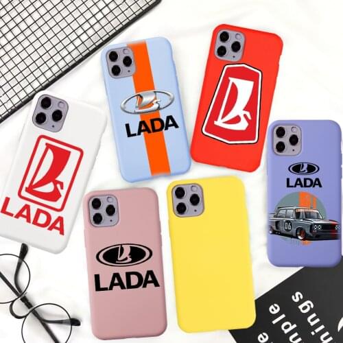 Phone Case for iphone 12 11 pro max mini XS MAX 8 7 6 6S Plus X XR Candy white Silicone Cases Super ferraris Car Run