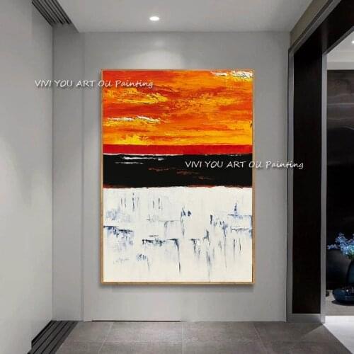 Modern abstract canvas painting modern cuadros home living room decoration canvas Handmade wall art Home Decorative Painting