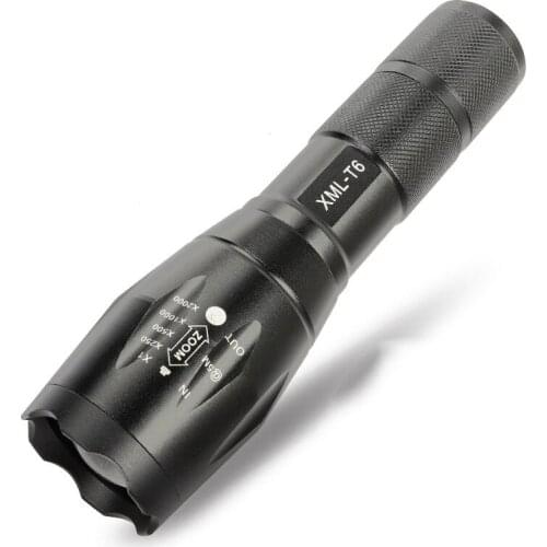 Led flashlight Ultra Bright torch Q5/T6/L2 Camping light 5 switch Modes waterproof Zoomable Bicycle Light use 18650 battery