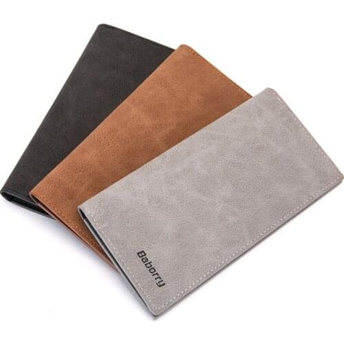 Fashion 2021 Slim Mens Wallet Of Leather Soft Male Clutch Money Bag Small Pocket Man Purse Thin Wallet Luxury Famous Brand