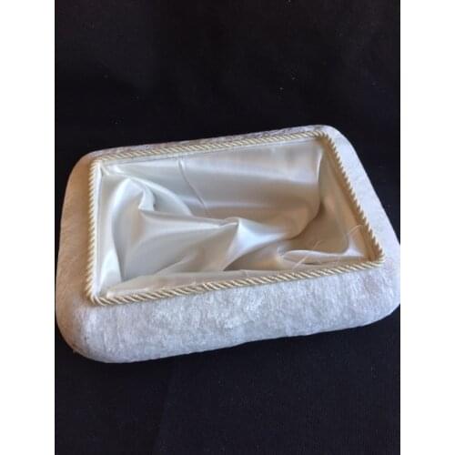 Türk Osmanlı Düğün Nişan Sandık Kutusu Kadife Kaplı Havluluk Çeyizlik Bohça Romantik Aksesuar