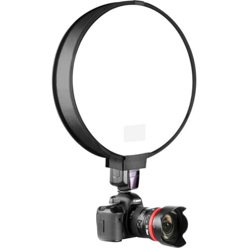 Universal Portable Speedlight Softbox 30cm/40cm Mini Round Studio Photography Flash Diffuser On-Top Soft Box for Speedlite