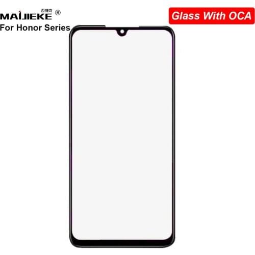 5PCS 2 in 1 Screen Outer Glass Lens with OCA Replacement For Huawei Honor 30 lite 20 Pro Honor 10 lite 9X Front Glass Repair