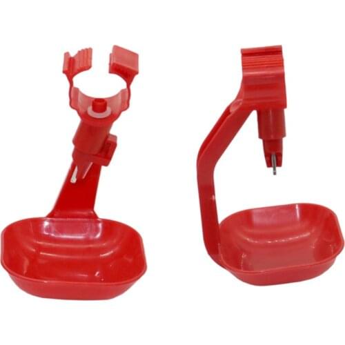 2 Pcs Duckbill Type Automatic Chicken Water Drinking Cups Chicken Balls 25mm Pipe Nipple Drinkers Poultry Farming