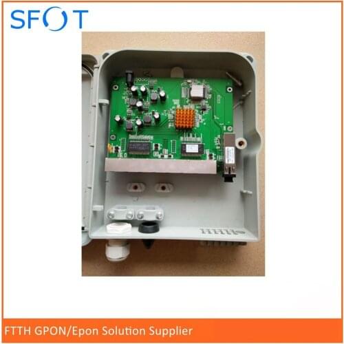8 ports Poe Reverse EPON ONU pcb board with FTTH termination box
