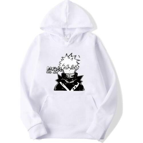 Anime Jarajuku My Hero Academia Bakugou Printed Men/women Hoodie Long Sleeve Hoodies