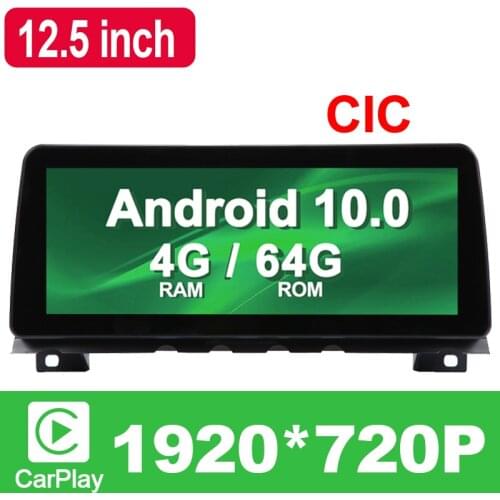 12.5 inch 64G ROM 8 Core Android 10.0 Car Radio GPS Navigation System Stereo Audio forBMW 7 Series F01 F02 (2009-2012) CIC