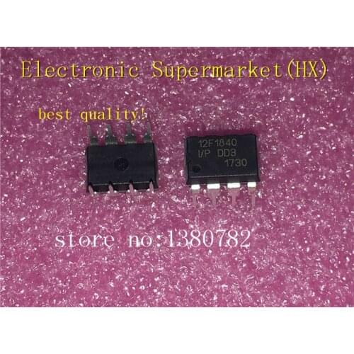 Free shipping 100pcs/lots PIC12F1840-I/P PIC12F1840 DIP-8 IC in stock