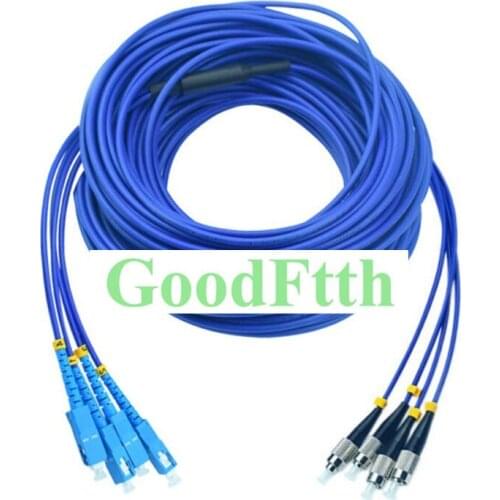 Armoured armored Patch Cords SC-FC FC-SC UPC SM 4 Cores 10-50m GoodFtth