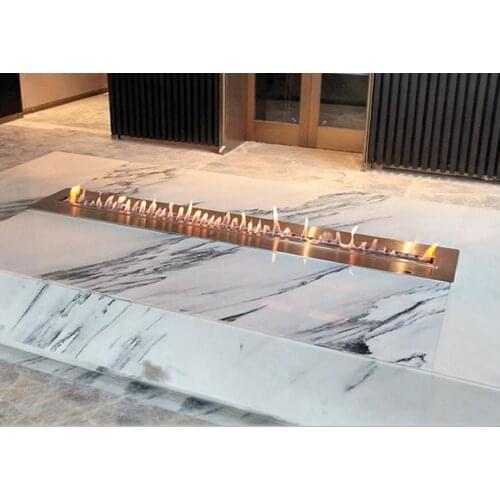 30 inch silver or black real fire wifi intelligent auto fireplace bio ethanol