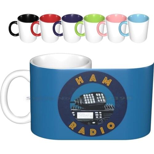 Mug _ Ham Radio Ceramic Mugs Coffee Cups Milk Tea Mug Ham Radio Amateur Radio Radio Communication Communications Tech