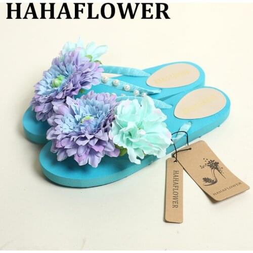 HAHAFLOWER summer Womens Flip-Flop Sandals Flat flip flops slippers sandals swiming wedges sandal women shoes free shipping