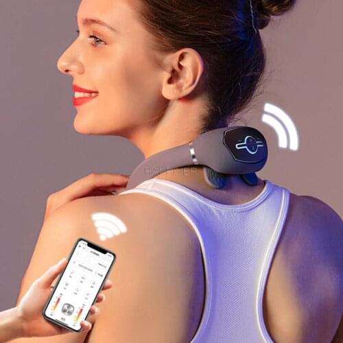Cervical Massager Massager Neck Massager Neck Pulse Neck Mini Massager Electrotherapy Device Silicone