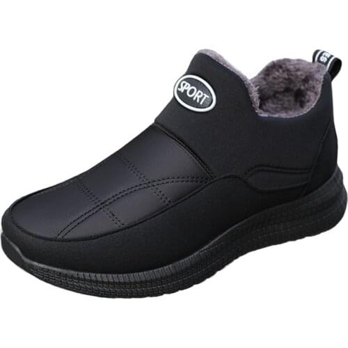 Plus Size Men Winter boots Boots Men Snow Boots Comfort Winter Shoes Breathable Men Boots Fur Men Shoes Snow