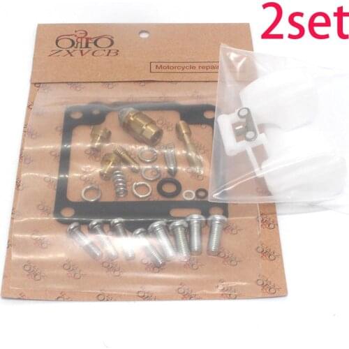 2set for XV750 Virago 1988-1997 XV 750 Motorcycle carburetor repair kit float