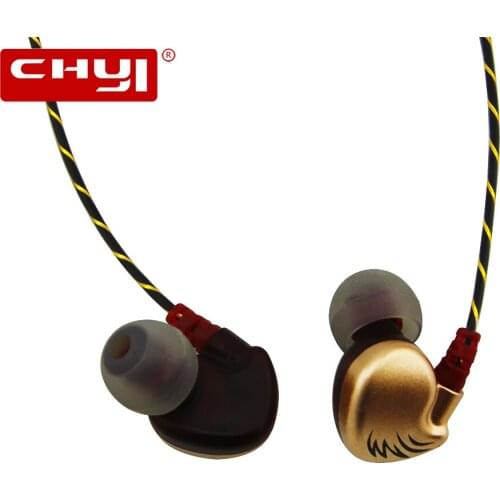 CHYI In-ear Wired Earphone With Microphone 3.5mm Line Type Bass Music Earbuds Earphones For iPhone Xiaomi Samsung Phone