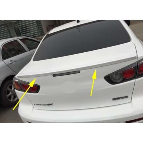 Unpaninted Wing Spoiler For 2008-2020 Mitsubishi Lancer Style Rear ABS Spoilers Factory Trunk B Lip 1PCS