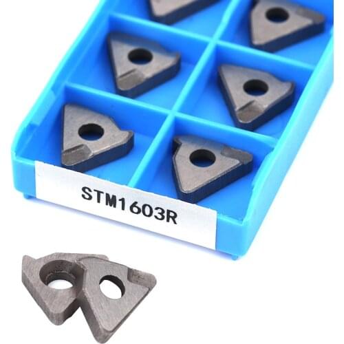 10pcs tungsten steel threaded Knife pad STM1603R/L STM22R/L STM1603 for threaded turning tool holder CNC machine tool processing
