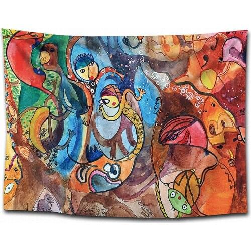 Rock Hip Hop Rock Reggae Graffiti Poster Flags Banners Beach Towel Curtain Tapestries Wall Carpet Bedroom Living Room Wall Decor