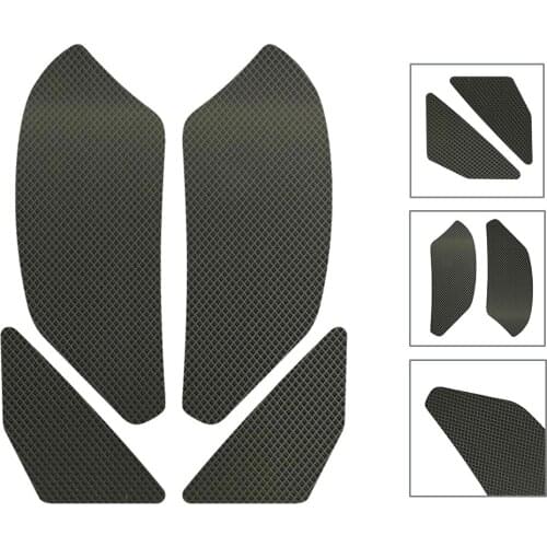 Fuel Tank Protector Stickers For YAMAHA YZF-R1 2009-2014 Motorcycle Rubber Corrosion Resistance Black Anti-slip Sticker