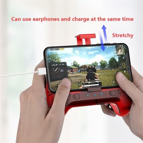 PUBG Mobile Gamepad Controller Joystick With Cooling Fan Power Band Gamepad for IOS 4 Four Finger Peripherals Auxiliary