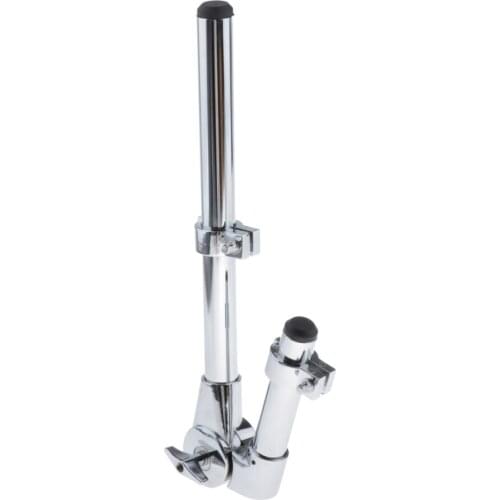 Silver Stainless Steel Drum L-Rod Mount Bracket Percussion Accessories