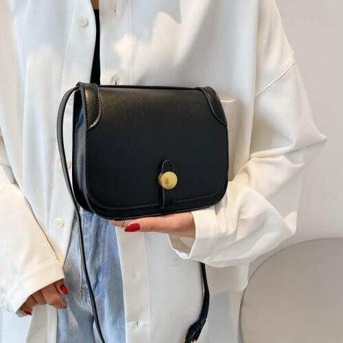 High-quality Fashion One-shoulder Handbags 2021 Spring New Korean Style Simple Casual One-shoulder Messenger Small Square Bag