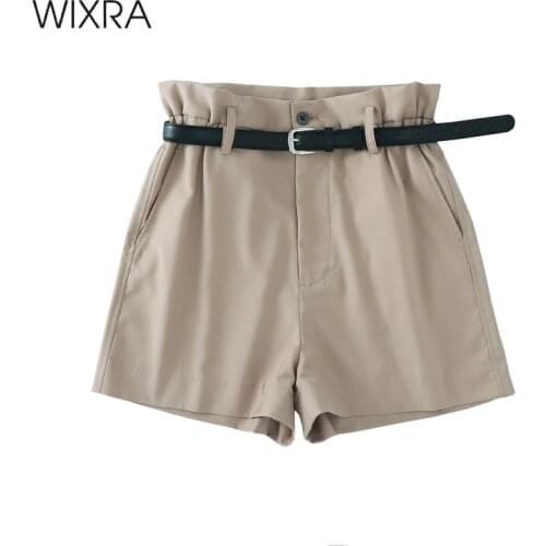 Женские шорты с высокой талией Wixra China At AliExpress