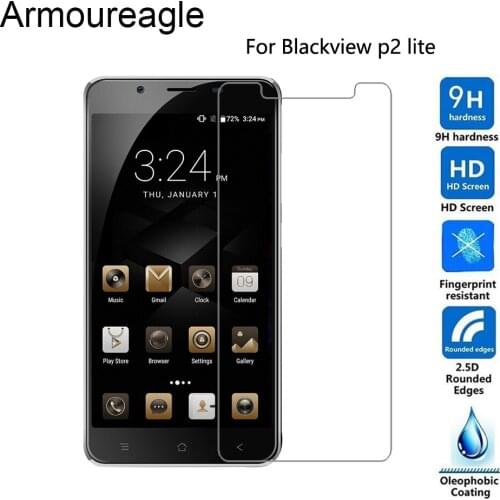 For Blackview P2 Lite Tempered Glass Explosion Proof Screen Protector Protective Guard For Blackview P2 Lite Safety Shield