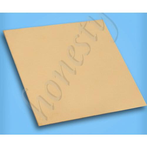 1pc Brass Metal Thin Sheet Foil Plate Shim Thick 0.5mm 0.8mm 1mm 2mm 100X100mm