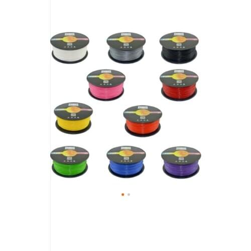 10 Colors x10 Meters (Total 100 Meters) PLA Filament For 3D Printers and Pens