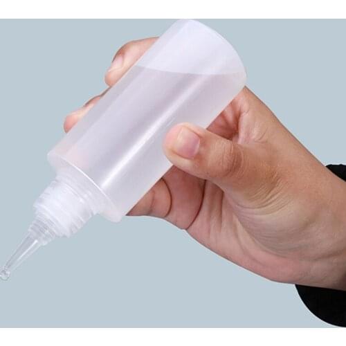 10Pcs Plastic Squeeze Bottle Small Squirt Jet Sauce Condiment Ketchup Mayo Oil kits 30ml