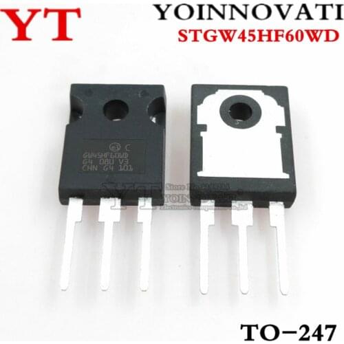20pcs/lot STGW45HF60WD GW45HF60WD GW45HF60 TO-247 IC Best quality